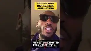 Nahir Albright after being jumped by Keyshawn Davis escorted out of hotel by police!
