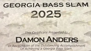 Georgia Bass Slam Recap | 5 Bass Species & How I Caught Them