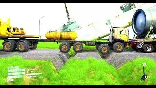 Геймплей мода Spintires: MudRunner Truck | Тест навыков в глубокой грязи | Game Daily4 #spintires...