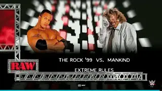 WWE 2K25 - The Rock vs. Mankind | Extreme Rules Match for Ultimate Supremacy!