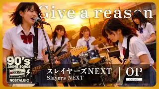 Slayers NEXT OP｜Give a reason (Megumi Hayashibara)｜Girls Band Alternative Rock【AI cover】