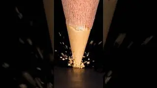 sharp pencil ✏️ colliding a flat surface #youtubeshorts #asmr #satisfying #pencil
