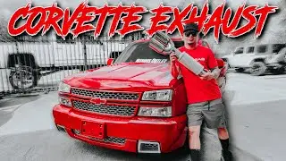 Новая выхлопная система CORVETTE на полноприводном клоне SS!