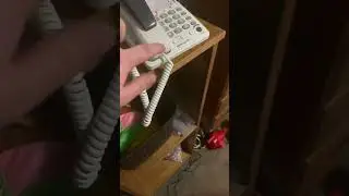 Panasonic White Corded Telephone Model KX-TS208W