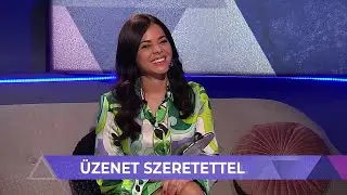 Simó Annamária dalpremier az Üzenet szeretettel kívánságműsorban