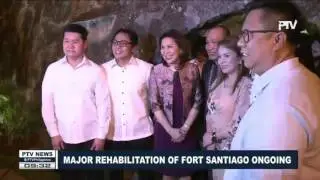 Major rehabilitation of Fort Santiago ongoing
