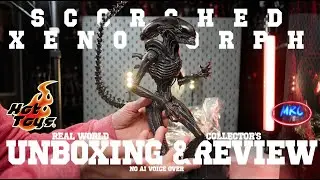 New Hot Toys SCORCHED XENOMORPH | Alien Romulus 1/6th scale figure Full Unboxing & In-Depth Review