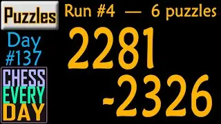 Day 137: My ALL-TIME HIGH Puzzle Rating!