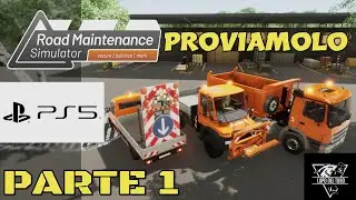 Road Maintenance Simulator PS5 :PROVIAMOLO #Parte1 #roadmaintenancesimulator