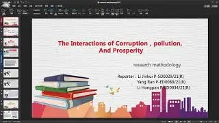 SDG Research Proposal: The Interactions of Corruption，pollution, and Prosperity
