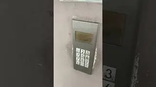 Schindler Miconic 10 Destination Despatch - Using Call Station (1st Gen, Lift B, Part 1) #elevator