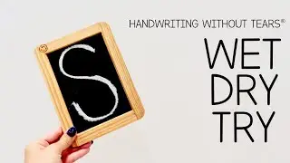 Learn to Write | Capital Letter S | Wet Dry Try