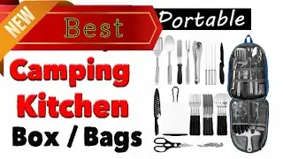 Camp Kitchen Cooking Utensil Set Travel Organizer,Box/Bag