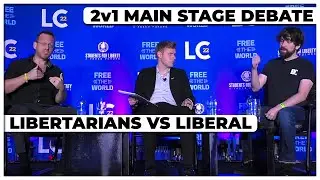 Destiny Debates Vice President Nominee And The Moderator At LibertyCon