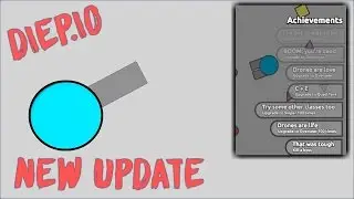 DIEP.IO NEW ACHIEVEMENT UPDATE! DIEP.IO SURVIVAL GAMEPLAY!