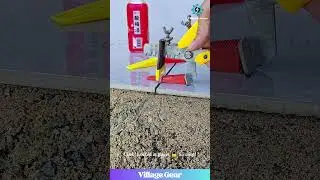 These Tile Leveling Thingies are GENIUS! 🤯 My OCD is SO Happy! #tiling #diyhacks #construction