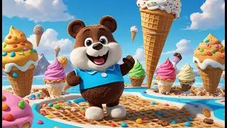 The Ice Cream Bridge Melts Away | Melting Bridge Adventure Song for Kids | Sweet Summer Rhyme
