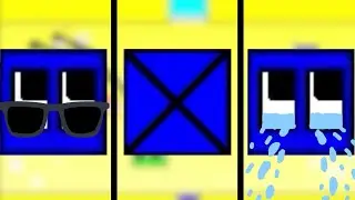 Epic square race❤️💛💙💚 Blue's core