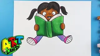 How to Draw SOMEONE READING A BOOK