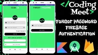 Forgot password Firebase Authentication in Android Studio Kotlin