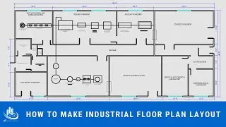 How to make industrial floor plan layout in Auto Cad | Engineering & Construction