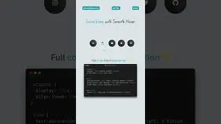 🌀 Animated Social Media Icons | CSS Hover Effects #webdevelopment #coding #hovereffect #shorts