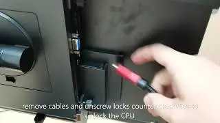 Lenovo TIO24 Monitor - how to remove the CPU mounted on the back
