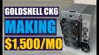 Goldshell CK6 19.5TH Profitability reviews  Most profitable Nervos Miner #GoldshellCK6