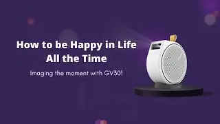 GV30 Portable Mini Projector &mdash; Small in Size, Big on Moments