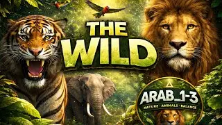 Wildlife in the Environment | ARAB_1-3 #ARAB13 #Wildlife 🐯#Forest #Nature🏞️ #Animals 🦆#happyanimals 