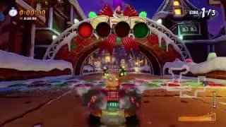 CTR:NF Gingerbread Joyride Time Trial (Oxide Defeat)
