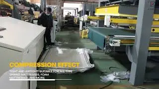 Mattress Auto-Bagging & Compression Machine #compression #compressionmachine #compressor #mattress