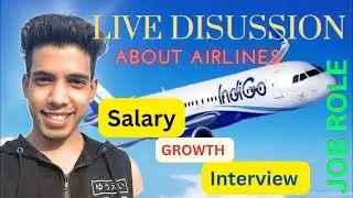 Live Discussion About Salary, Growth, Interview of indigo #indigo #live #groundstaff #interview