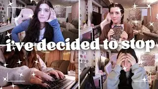 writing and reading update (i'm quitting)