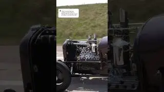 Flathead Engine Exhaust Sound #engine #automobile #flathead #ford #v8 #hotrod #exhaust