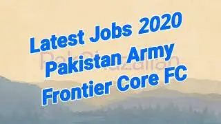 How to join Pak Army FC Jobs 2020