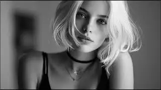 Platinum & Noir: Edgy Short Hair Portrait ✂️