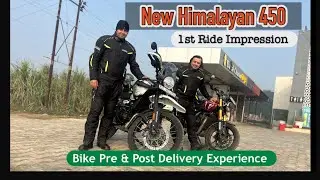 New #himalayan450  First Ride Experience I MotoVlog I @NSRYDER
