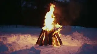 Crisp Fire Wood Burning 🔥  Ideal for Stress Relief and Healing نار لتهدئة الاعصاب❤️