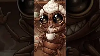 Cafroach cappuccino🪳☕|Kya coffee m cockroach shamil hota h?👀😱 Funny Character@ToonTokaworld