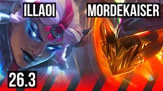 ILLAOI vs MORDEKAISER (TOP) | EUW Master | 26.3
