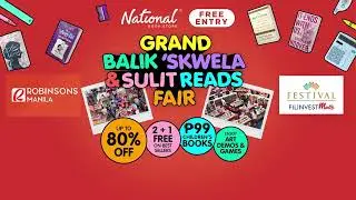 Shop at the Grand Balik 'Skwela & Sulit Reads Fair by #NationalBookStore!
