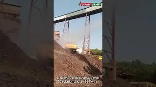 Power Flush Fog Cannon | Dust Suppression Machine for Mining, Construction, Demolition & more.