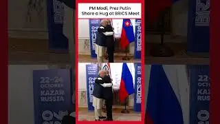 PM Narendra Modi, Russian President Putin Hug As They Greet Each Other at BRICS Summit