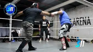 Brian Villa vs Darketo Nazy vs Evil Drago Resumen, Lucha Triple Amenaza, Arena Roberto Paz Nwg