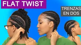 Tutorial/ Còmo Hacer FLAT TWIST OUT o Trenza En Dos /Luisanna_cf @Quiro_esos_rizos