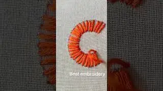 Easy way to stitch letter C