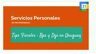 C&oacute;mo liquidar BPS y DGI para Servicios Personales Empresa Unipersonal en Uruguay  #uruguay