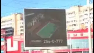 Outdoor led screen Moscow Khimki by Sunlight outdoor and Denis Hramov