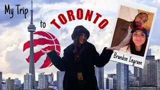 MY TRIP TO SEE THE TORONTO RAPTORS COURTSIDE!! || Vlog 012